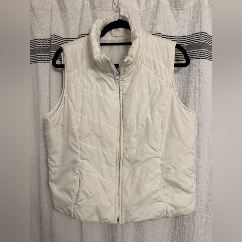 White Puffer Vest